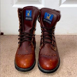 Genuine Goodyear welt construction Steel toe Boots